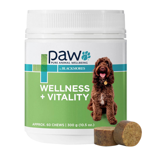 Paw Wellness & Vitality Dogs Multivitamin & Wholefood Chews 300g 