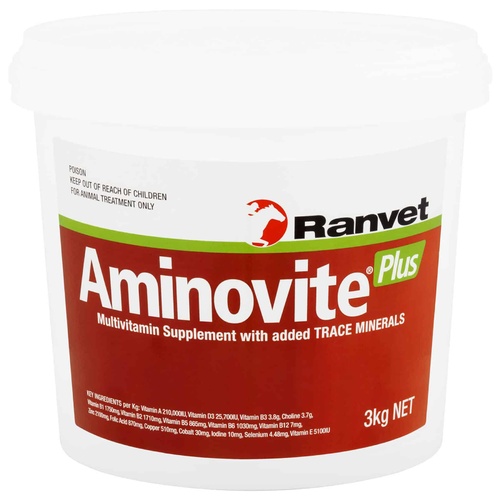Ranvet Aminovite Plus Horses Multivitamin Supplement 3kg
