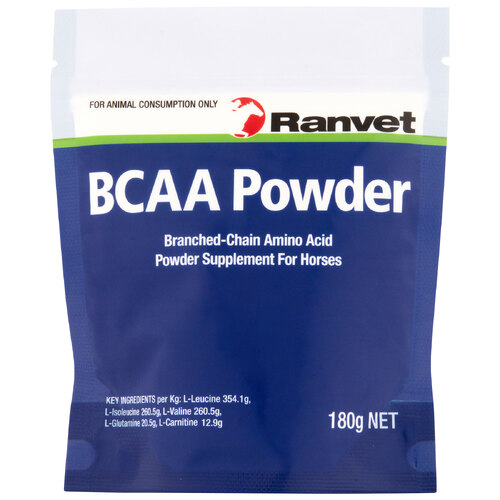 Ranvet BCAA Powder Branched-Chain Amino Acid Supplement for Horses 180g