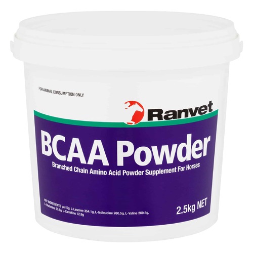 Ranvet BCAA Powder Branched-Chain Amino Acid Supplement for Horses 2.5kg