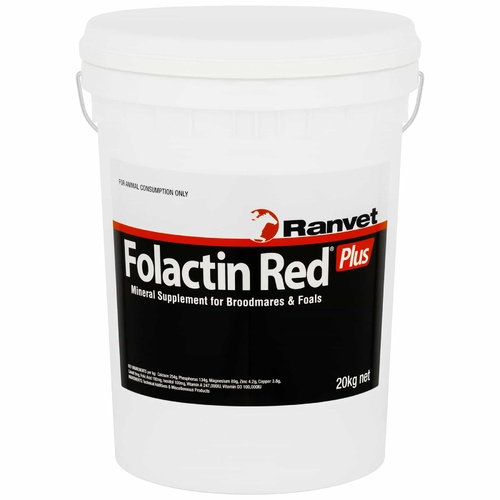 Ranvet Folactin Plus Broodmares & Foals Mineral Supplement Red 20kg