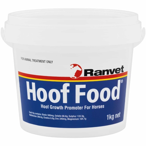 Ranvet Hoof Food Horses Growth Promoter Palatable Powder 1kg