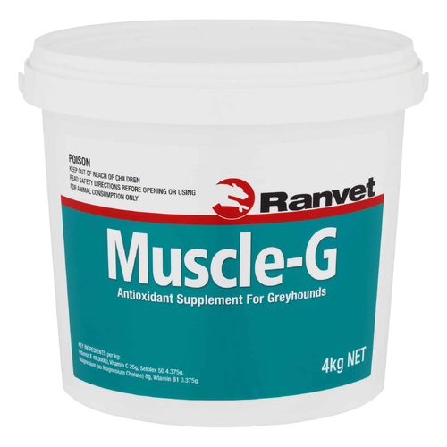 Ranvet Muscle G Greyhounds Antioxidant Supplement 4kg