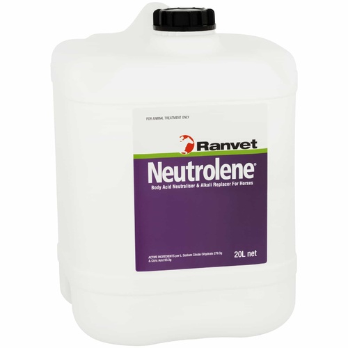 Ranvet Neutrolene Horse Body Acid Neutraliser & Alkali Replacer 20L