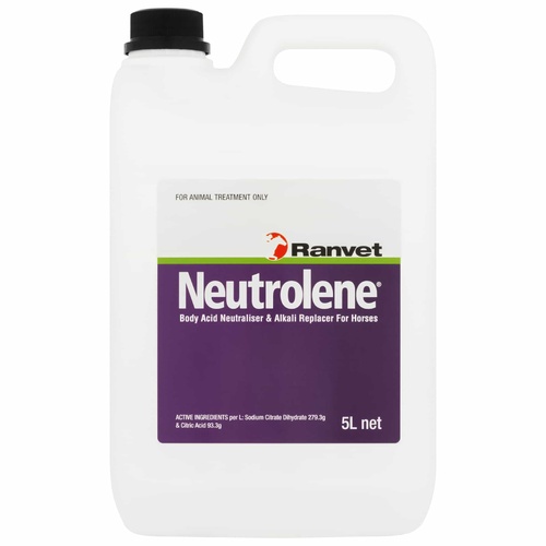 Ranvet Neutrolene Horse Body Acid Neutraliser & Alkali Replacer 5L