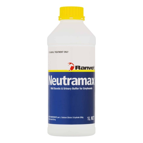 Ranvet Neutramax Greyhounds Mild Diuretic & Urinary Buffer Treatment 1L