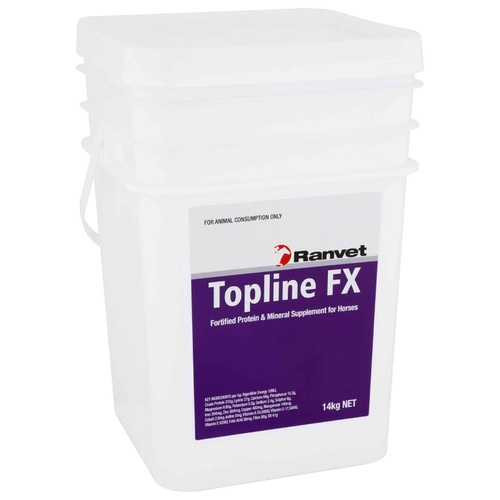 Ranvet Topline FX Horses Fortified Protein & Mineral Supplement 14kg