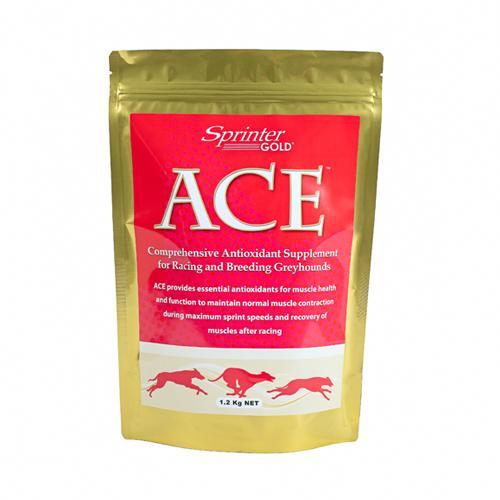 Sprinter Gold Ace Antioxidant Formula Greyhound Supplement 1.2kg (OB*)