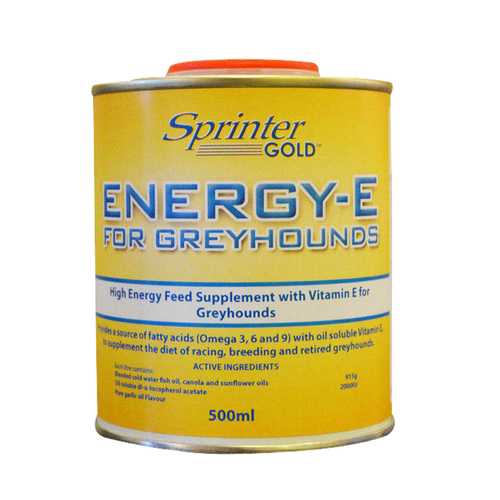 Sprinter Gold Energy E Oil High Energy Greyhound Supplement 500ml