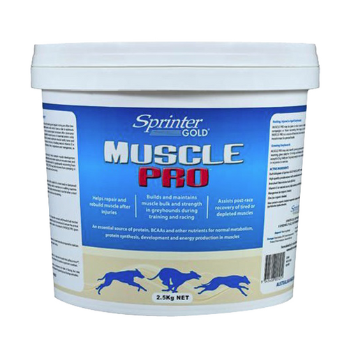 Sprinter Gold Muscle Pro Muscle Health Supplement for Greyhounds 2.5kg