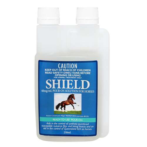 Pharmachem Shield Ready-to-Use Pour-On Fly Control Solution for Horses 250ml