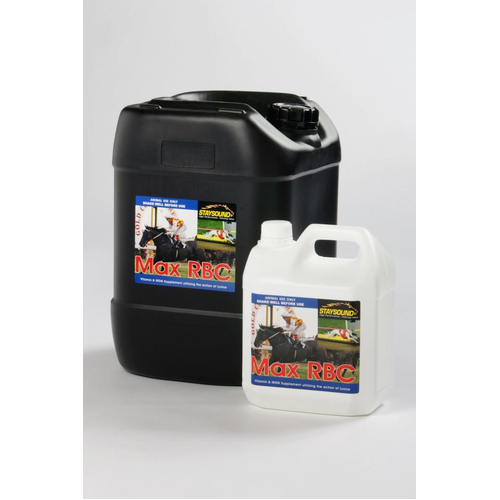 Staysound Max RBC Horses Vitamin & Iron Supplement 5L