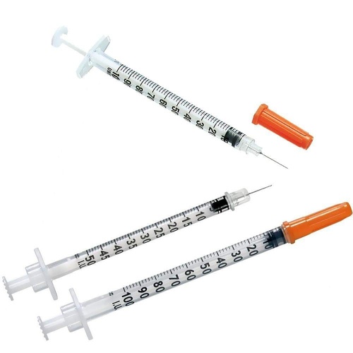 Terumo Insulin Syringe 1ml with Needle 27Gx0.5" 13mm 100 Pack