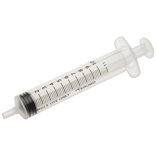 Terumo Luer Eccentric Tip Syringe without Needle 10ml MDSS10ESE 100 Pack
