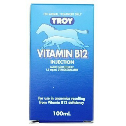 Troy Vitamin B12 Boost for Dogs Cats Horses Cattle 100ml 