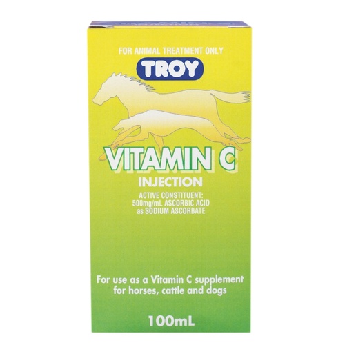 Troy Vitamin C Horse Cattle Dog Supplement 100ml 