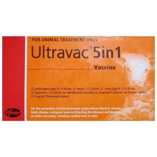 Ultravac 5 in 1 Vaccine for Sheep and Cattle 100ml