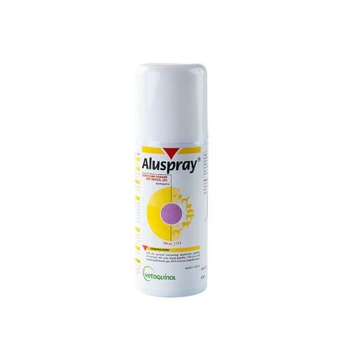 Vetoquinol Aluspray Aero Macronised Aluminium Spray for Animals 210ml