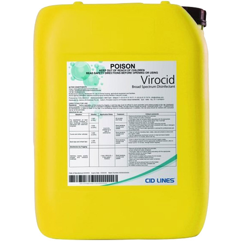 Zamira Virocid Concentraded Broad Spectrum Disinfectant Cleaner 10L