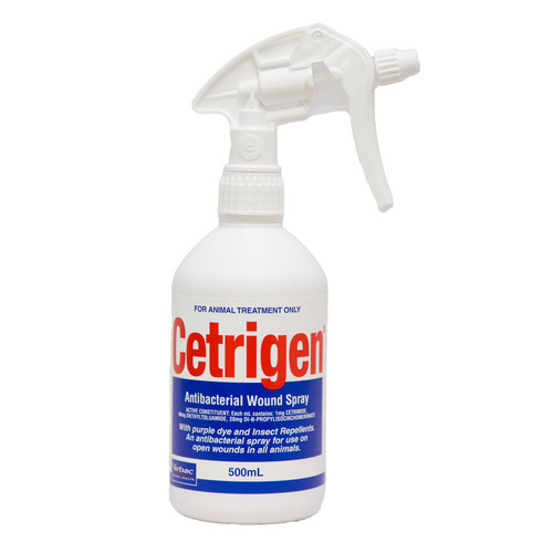 Virbac Cetrigen Trigger Spray Antibacterial Insect Repellant 500ml 