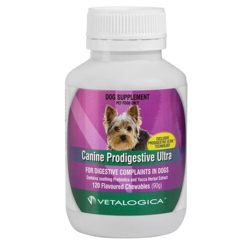 Vetalogica Canine Prodigestive Ultra Dog Supplement 120 Pack