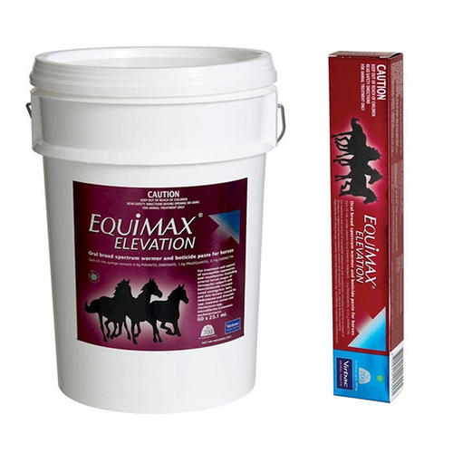 Virbac Equimax Elevation Horse Worming Oral Paste Stable Pail 60 x 23.1ml