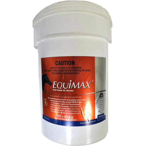 Equimax Horse Wormer Paste Skin Lesion Summer Sore Treatment Pail 