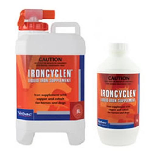 Virbac Ironcyclen Blood building Performance Copper Cobalt Dog 5L 