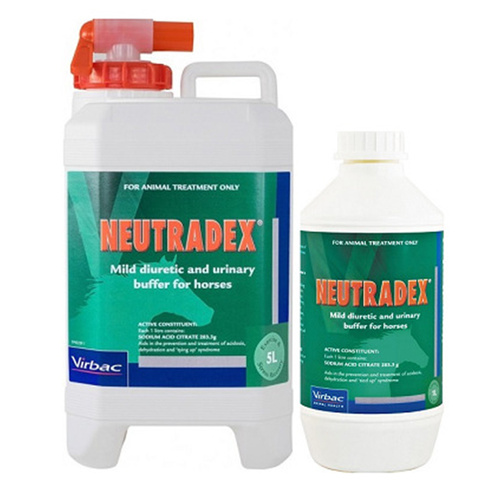 Virbac Neutradex Diuretic Acidosis Dehydration Horse Supplement 1L 