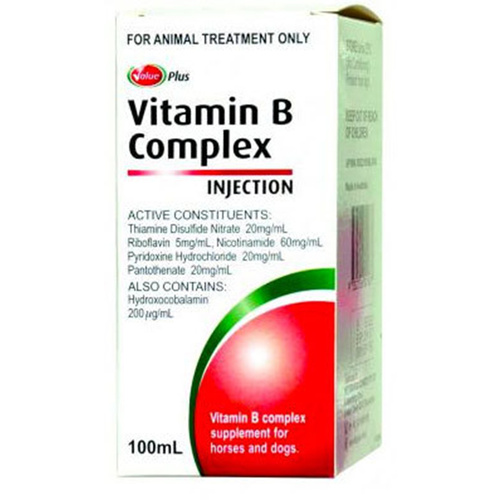Value Plus Vitamin B Complex Horse Dog 100ml