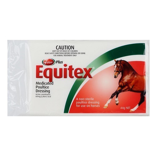 Value Plus Equitex Medicated Poultice Dressing Inner 44g