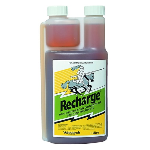 Virbac Recharge Electrolyte Energy Fluid Replacer for Horses 1L 