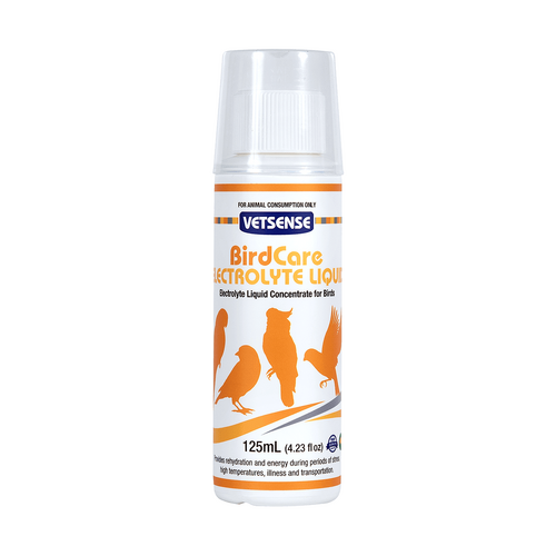 Vetsense BirdCare Electrolyte Liquid Concentrate for Birds 125ml