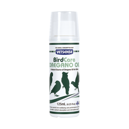 Vetsense BirdCare Oregano Oil Antimicrobial Support for Birds 125ml