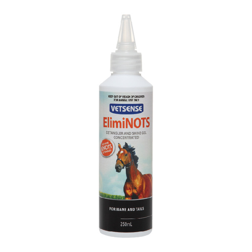 Vetsense Eliminots Detangler & Shine Gel for Horse Mane & Tail 250ml 
