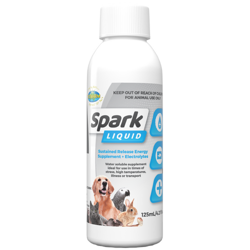 Vetafarm Spark Liquid Energy + Electrolytes Supplement for Animals 125ml