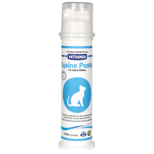Vetsense Lysine Paste Nutritional Supplement for Cats & Kittens 100ml