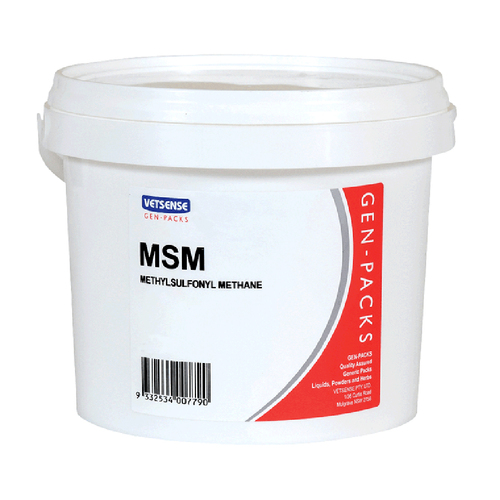 Vetsense Gen-Packs MSM Methyl Sulfonyl Methane Powder for Pet 1kg