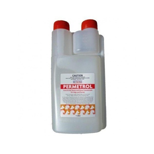 Vetsense Permetrol Spray & Rinse Insect & Fly Treatment for Horses & Dogs 1L 