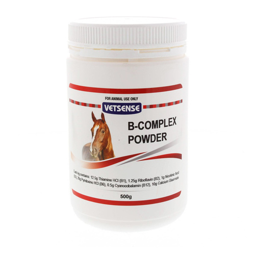 Vetsense Vitamin B Complex Horses & Dogs Oral Supplement 500g