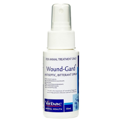 Virbac Wound Gard Antiseptic Spray Infection Pet 50ml 