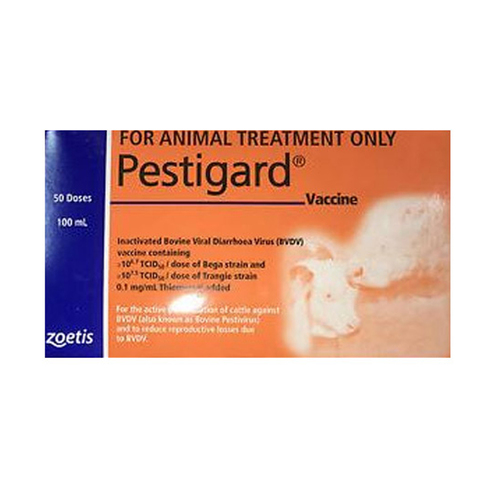 Pestigard Vaccine Cattle Diarrhoea Treatment 50 Doses 100ml
