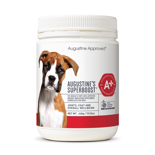 Augustines Approved Superboost Organic Supplement for Dogs 440g