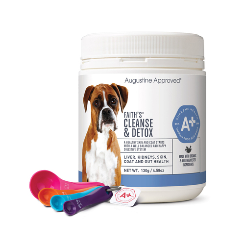 Augustines Approved Faiths Cleanse & Detox Supplement for Dogs 130g