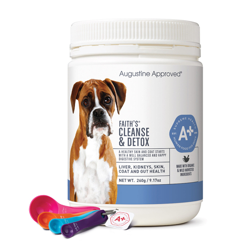 Augustines Approved Faiths Cleanse & Detox Supplement for Dogs 260g