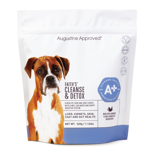Augustines Approved Faiths Cleanse & Detox Supplement for Dogs 520g