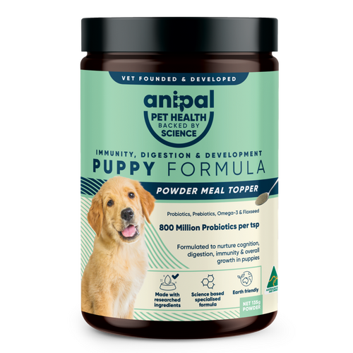 Anipal Puppy Formula Digestive Support Powder Meal Topper for Puppies 135g