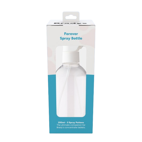 Bradys Forever Spray Bottle Great for Bradys Concentrate Tablet Sprays 250ml
