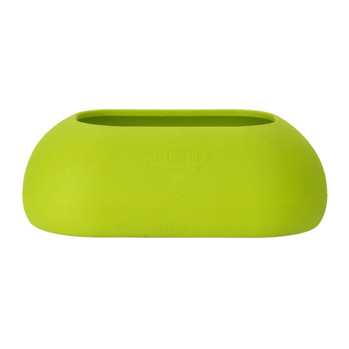 Kruuse Buster Incredibowl Pet Bowl for Long Eared Dogs Lime Green Large 2L