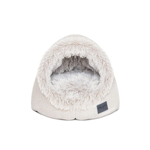 Superior Pet Calming Pet Dome for Cats & Small Dogs Aspen Faux Fur